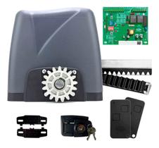 Kit Motor de Portão Deslizante Dz Nano 36 Turbo 600kg 1/4 Rossi + 3,5 Metros de Cremalheira