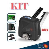 KIT MOTOR DE PORTÃO DZ ATTO TURBO V2 350KG 127v/220v + 3,5 METROS DE CREMALHEIRA ROSSI KIT MOTOR DE PORTÃO DZ ATTO TURBO V2 350KG 127v/220v + 3,5 METROS DE CREMALHEIRA ROSSI