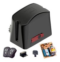 Kit Motor de Portão Eletrônico Deslizante DZ Casa Fit 1/4 Garen até 300kg + 5,5M Cremalheira 220V