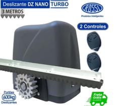 Kit Motor Deslizante Portão Dz Nano Turbo Rossi 3 Mts