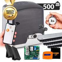 Kit Motor Do Portão Residencial PPA Dz Rio 500 Jetflex C/ 3m Cremalheira + Programador PROG