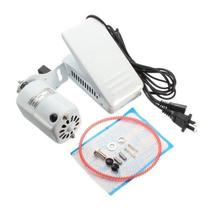 Kit Motor E Pedal De Máquina De Costura Caseira 220V Branco - Costurando