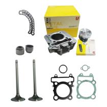 Kit Motor Fazer Lander 250 Valvulas Retentor Junta Corrente