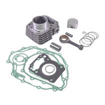 Kit Motor Kmp C/biela Txk /cilindro/pistao/anel/jg Junta Cg 150 04 A 15 - Nxr Bros 150 06 A 15