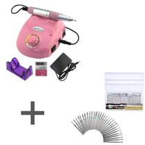 Kit Motor Nail Master + Kit 30 Brocas Diamantadas Unhas Kit Motor Nail Master + Kit 30 Brocas Diamantadas Unhas