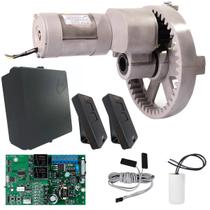 Kit Motor Porta Enrolar Até 16 M² Roller Eixo Vazado Molas Loja Shopping