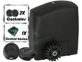 KIT MOTOR PORTÃO DE CORRER RCG PL 300Kg 1/5CV 127V ou 220V + 2 CONTR. SEM CREMALHEIRAS KIT MOTOR PORTÃO DE CORRER RCG PL 300Kg 1/5CV 127V ou 220V + 2 CONTR. SEM CREMALHEIRAS