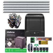 Kit Motor Portão Deslizante 5M Intelbras 127V Com Sinaleira Kit Motor Portão Deslizante 5M Intelbras 127V Com Sinaleira