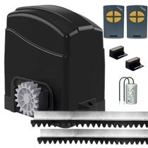 Kit Motor Portão Deslizante Dz Trino 500 C/ 3 Metros Cremalheira AGL - Kit Motor Portão Deslizante Dz Trino 500 C/ 3 Metros Cremalheira AGL -