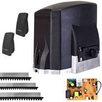 Kit Motor Portao Deslizante Kdz Fit 1/4 220v 4mt Crema Garen