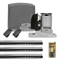 Kit Motor Portão Deslizante Ppa Dz Rio Turbo 3m Cremalheiras