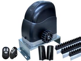 KIT MOTOR PORTÃO DESLIZANTE RCG AL 300Kg BASE E FOTOCÉLULA