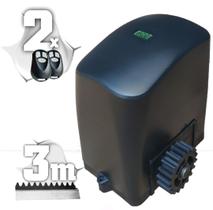 kit Motor Portao deslizante Rcg Slim PL 300kg 1/5 2 cont 3m