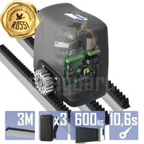 Kit Motor Rossi 1/4CV Dz Nano Turbo 3m Crem 3 Control Portão Eletrônico Deslizante 600kg Kit Motor Rossi 1/4CV Dz Nano Turbo 3m Crem 3 Control Portão Eletrônico Deslizante 600kg