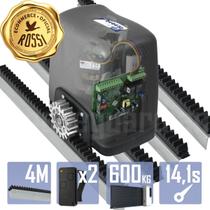 Kit Motor Rossi 1/4CV Dz Nano Turbo 4m Crem 2 Control Portão Eletrônico Deslizante 600kg Kit Motor Rossi 1/4CV Dz Nano Turbo 4m Crem 2 Control Portão Eletrônico Deslizante 600kg
