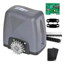 Kit Motor Rossi Deslizante DZ Nano 36 600kg + 2 Controles + 5 Metros Cremalheira