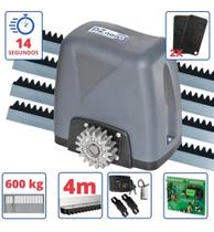 Kit Motor Rossi Deslizante Nano 36 2 Controle 600kg 220v 4m crem