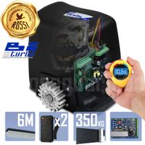 Kit Motor Rossi Dz Atto Biturbo 6m Crem 2 Control Portão 350kg