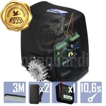 Kit Motor Rossi Dz Atto Turbo 3m Crem 2 Control 1 Txcar Portão Eletrônico Deslizante 350kg Kit Motor Rossi Dz Atto Turbo 3m Crem 2 Control 1 Txcar Portão Eletrônico Deslizante 350kg
