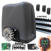 Kit Motor Rossi DZ Nano Turbo 3m Crem 3 Control 600kg 220v