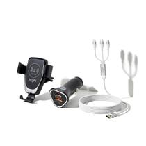 Kit Motorista App Suporte Carregador 38W Cabo 3 Em 1 Bright Kit Motorista App Suporte Carregador 38W Cabo 3 Em 1 Bright