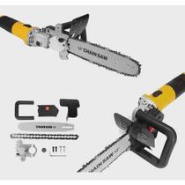 Kit Motosserra Adaptador p/ Esmerilhadeira Lixadeira Angular