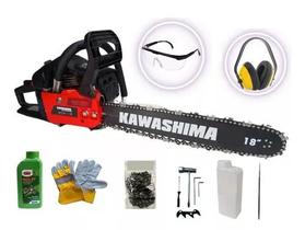 Kit Motosserra Kws 520s + Óleo 2t + Luva Jeans + Brindes Kit Motosserra Kws 520s + Óleo 2t + Luva Jeans + Brindes
