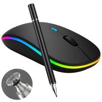 Kit Mouse Bluetooth Recarregável RGB e Caneta Touch 2 em 1 para Tablet Redmi Pad 10.6 Pol Kit Mouse Bluetooth Recarregável RGB e Caneta Touch 2 em 1 para Tablet Redmi Pad 10.6 Pol