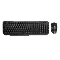 Kit mouse e teclado c3tech kw10bk sem fio usb pto