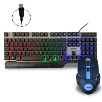 Kit mouse e teclado gamer com led lehmox ley-45