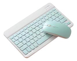 Kit Mouse E Teclado Sem Fio Compacto Bluetooth
