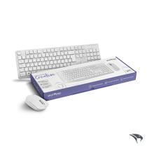 Kit Mouse e Teclado Sem Fio Viper Pro Office VO204 Branco Kit Mouse e Teclado Sem Fio Viper Pro Office VO204 Branco