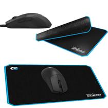 Kit Mouse Gamer K1NG 1K 12400DPI USB e Mouse Pad 320x240mm Kit Mouse Gamer K1NG 1K 12400DPI USB e Mouse Pad 320x240mm