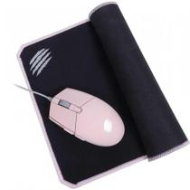 Kit Mouse + Mousepad OEX MC-104 - Rosa