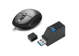 Kit Mouse Multilaser E Hub Usb 3.0 2.0