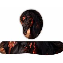 KIT Mouse Pad + Apoio de teclado Cavalo