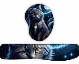 Kit Mouse Pad + Apoio De Teclado Gatinho Fofinho 7 Kit Mouse Pad + Apoio De Teclado Gatinho Fofinho 7