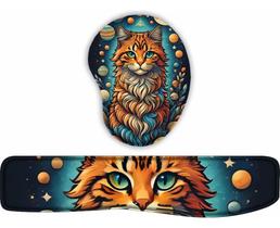 Kit Mouse Pad + Apoio De Teclado Gatinho Fofinho 8 Kit Mouse Pad + Apoio De Teclado Gatinho Fofinho 8