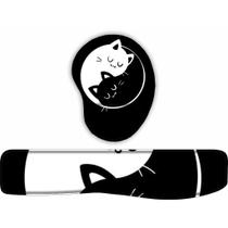 KIT Mouse Pad + Apoio de teclado Yng Yang De Gatinho KIT Mouse Pad + Apoio de teclado Yng Yang De Gatinho