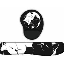 KIT Mouse Pad + Apoio de teclado Yng Yang De Gatinho KIT Mouse Pad + Apoio de teclado Yng Yang De Gatinho