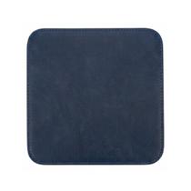 Kit Mouse Pad de material sintético e Descanso Suporte para Copo Antiderrapante Confortavel Escritório Desk Pad Cor:Azul Ma