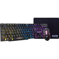 Kit mouse, teclado e mousepad k-mex km5228 rgb + moa834 + pad fxx preto - b3km5228u11cb1x