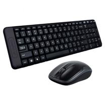 Kit mouse+teclado logitech mk220 s fio usb rc nano preto
