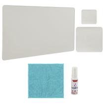 Kit Mousepad 43x30 Spray Lenço Limpar Notebook Trabalho Escritório