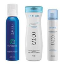 Kit Mousse Depilatório Depeeling + Sabonete e Desodorante Intimo Racco