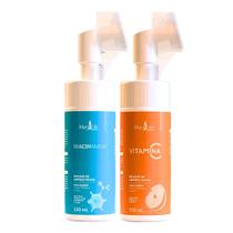 KIT MOUSSE FACIAL ROSA MOSQUETA NIACINAMIDA 300 ml MARY LIFE