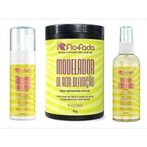 Kit Mousse + Finalizador Desmaia Fibra + Pasta Modeladora 1kg Fio de Fada Para Acabamentos de Pentea Kit Mousse + Finalizador Desmaia Fibra + Pasta Modeladora 1kg Fio de Fada Para Acabamentos de Pentea