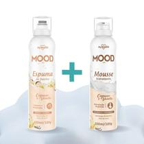 Kit mousse hidrat. e espuma de banho cup.mood care