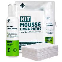 Kit Mousse Limpa Patas 150ml - PRATIPET Kit Mousse Limpa Patas 150ml - PRATIPET