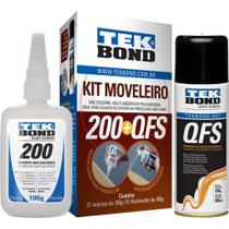 Kit Moveleiro, Adesivo + Acelerador, Tekbond OstenVonder Kit Moveleiro, Adesivo + Acelerador, Tekbond OstenVonder